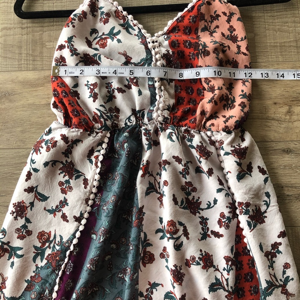Block Print Floral Dress XS - Picture 4 of 6